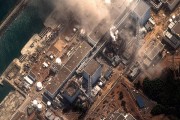 Smoke is seen coming from the Fukushima nuclear power plant in March 2011