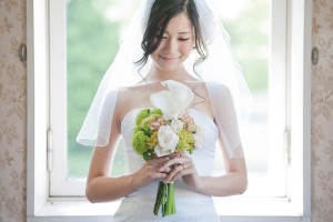 A Japanese bride contemplates her wedding