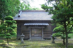 The Hie Shrine in Mobara, Chiba, where the girl was found.