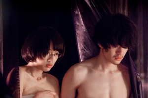 A still from controversial film, "Ai no Uzu".